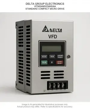 DELTA GROUP ELECTRONICS; Variable Frequency Drive65AMS23ANSAA; STANDARD COMPACT MICRO DRIVE