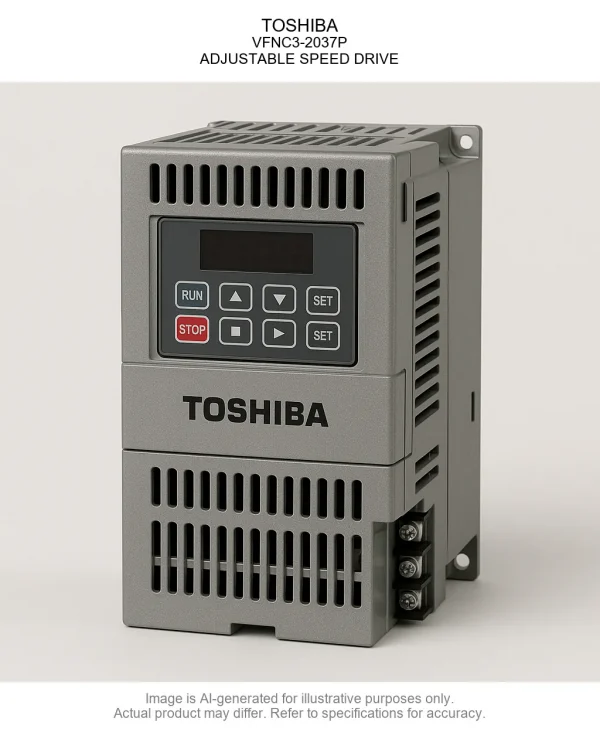 TOSHIBA; VFNC3-2037P; ADJUSTABLE SPEED DRIVE