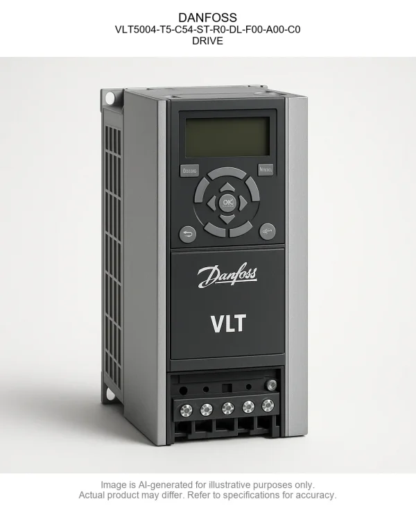 VLT5004-T5-C54-ST-R0-DL-F00-A00-C0.webp DANFOSS; VLT5004-T5-C54-ST-R0-DL-F00-A00-C0; DRIVE
