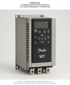 DANFOSS; VLT8006AT4CN1STR1DLF00A31C0; VLT AQUA FREQUENCY CONVERTER