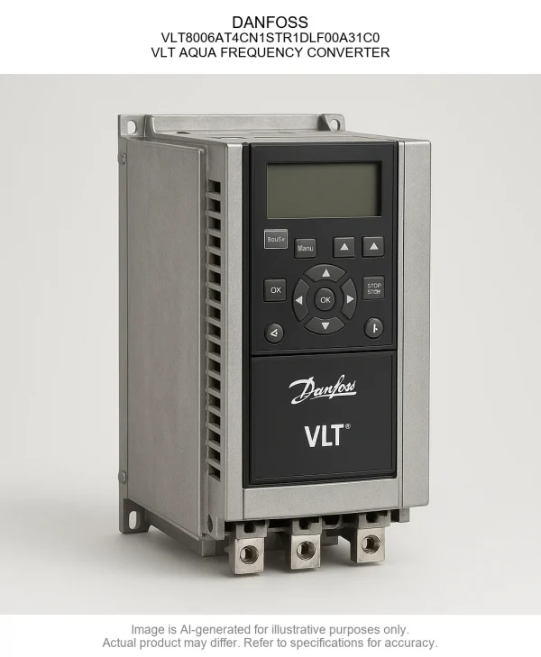 VLT8006AT4CN1STR1DLF00A31C0.webp DANFOSS; VLT8006AT4CN1STR1DLF00A31C0; VLT AQUA FREQUENCY CONVERTER