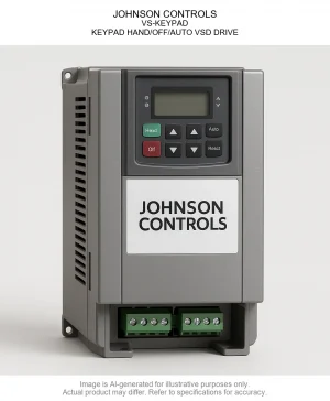 JOHNSON CONTROLS; VS-KEYPAD; KEYPAD HAND/OFF/AUTO Variable Speed Drive DRIVE