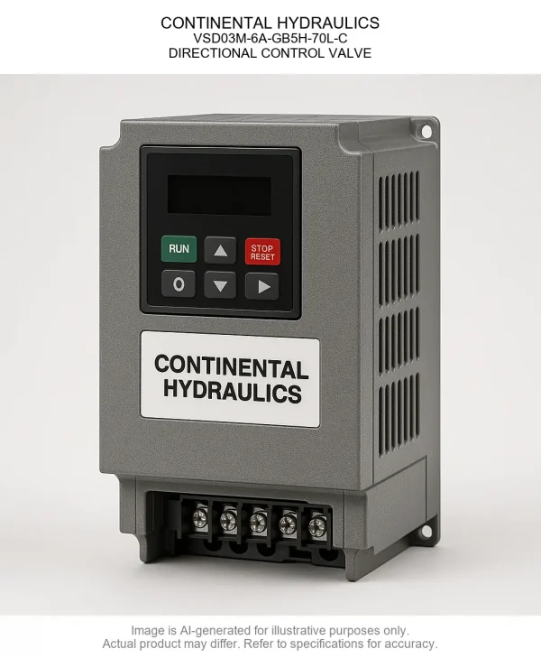 CONTINENTAL HYDRAULICS; Variable Speed Drive03M-6A-GB5H-70L-C; DIRECTIONAL CONTROL VALVE