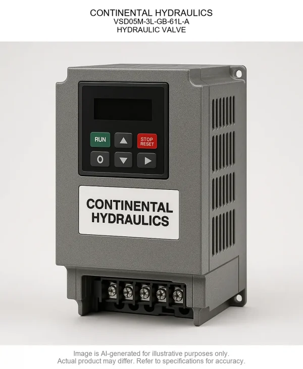 CONTINENTAL HYDRAULICS; Variable Speed Drive05M-3L-GB-61L-A; HYDRAULIC VALVE