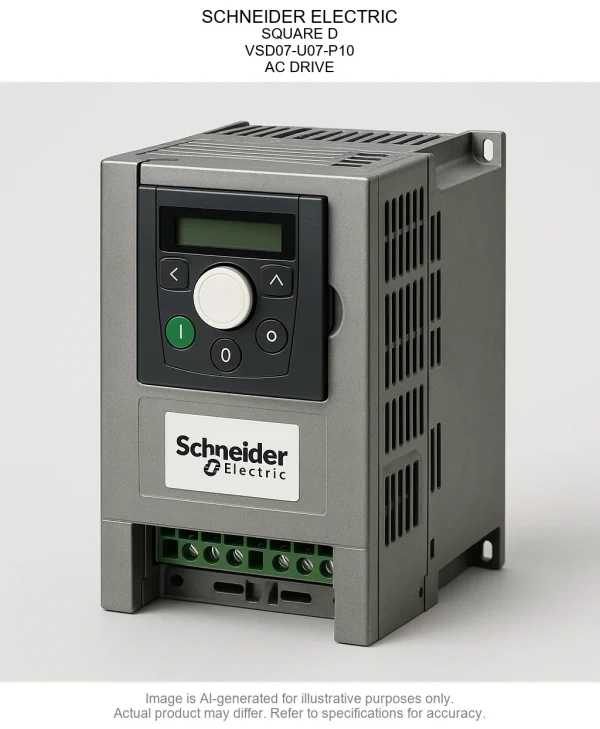 VSD07-U07-P10.webp SCHNEIDER ELECTRIC; SQUARE D; Variable Speed Drive07-U07-P10; AC DRIVE