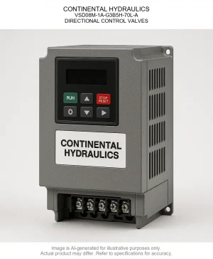 CONTINENTAL HYDRAULICS; Variable Speed Drive08M-1A-G3B5H-70L-A; DIRECTIONAL CONTROL VALVES