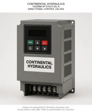 CONTINENTAL HYDRAULICS; Variable Speed Drive08M-3F-G70C3-33L-A; DIRECTIONAL CONTROL VALVES
