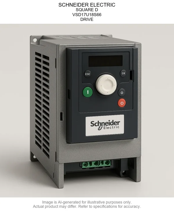 VSD17U18S66.webp SCHNEIDER ELECTRIC; SQUARE D; Variable Speed Drive17U18S66; DRIVE