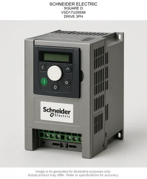 SCHNEIDER ELECTRIC; SQUARE D; Variable Speed Drive17U29S66; DRIVE 3PH