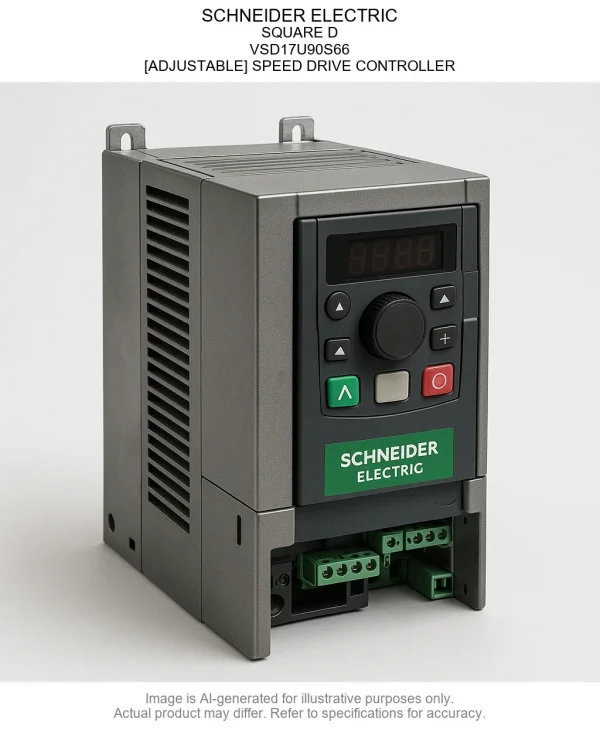 SCHNEIDER ELECTRIC; SQUARE D; Variable Speed Drive17U90S66; [ADJUSTABLE] SPEED DRIVE CONTROLLER