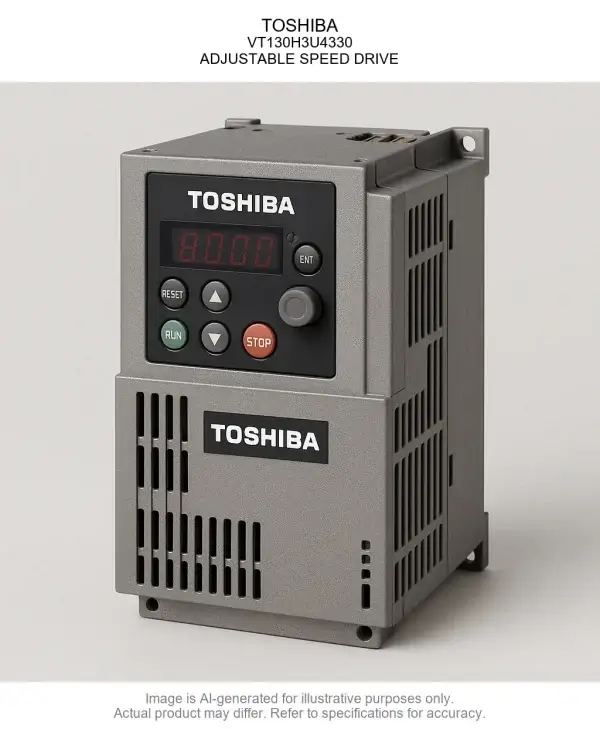 VT130H3U4330.webp TOSHIBA; VT130H3U4330; ADJUSTABLE SPEED DRIVE