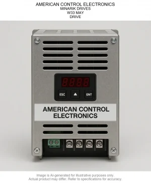 AMERICAN CONTROL ELECTRONICS; MINARIK DRIVES; W33 MAY; DRIVE