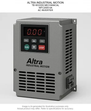 ALTRA INDUSTRIAL MOTION; TB WOODS MECHANICAL; WFC2005-0A; AC INVERTER