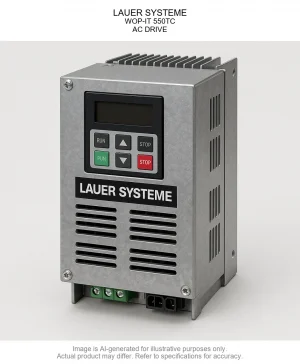 LAUER SYSTEME; WOP-IT 550TC; AC DRIVE