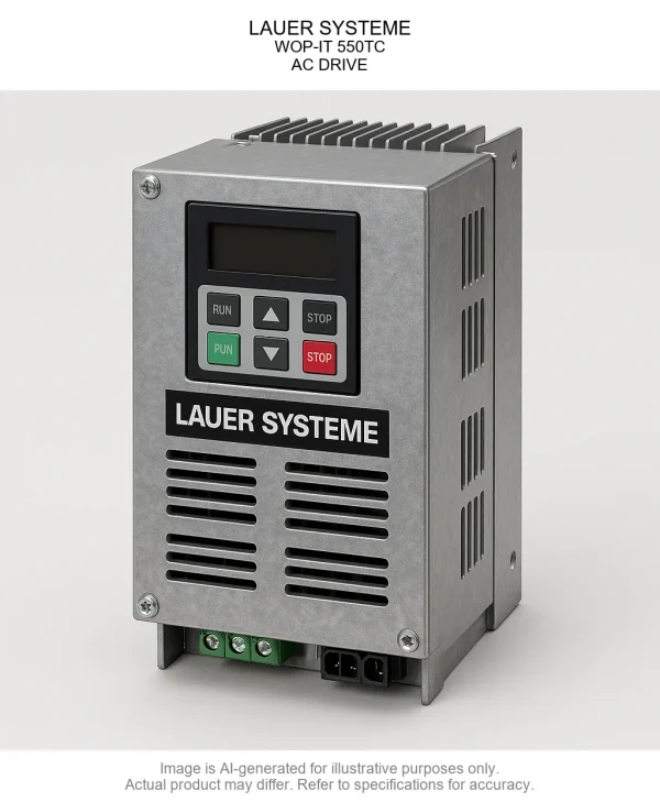 LAUER SYSTEME; WOP-IT 550TC; AC DRIVE