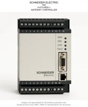 SCHNEIDER ELECTRIC; TAC; 0-073-0835-1; GATEWAY CONTROLLER