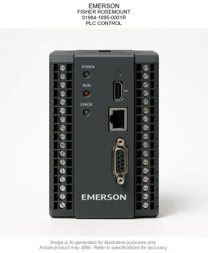 EMERSON; FISHER ROSEMOUNT; 01984-1695-0001R; PLC CONTROL