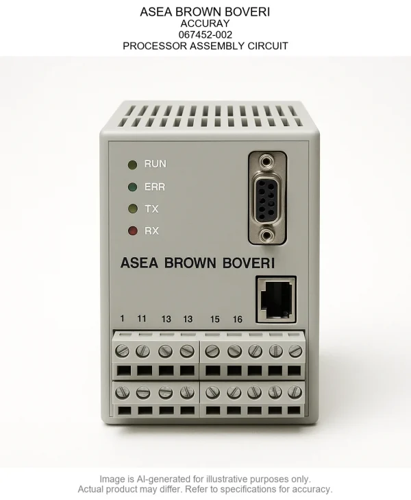 ASEA BROWN BOVERI; ACCURAY; 067452-002; PROCESSOR ASSEMBLY CIRCUIT