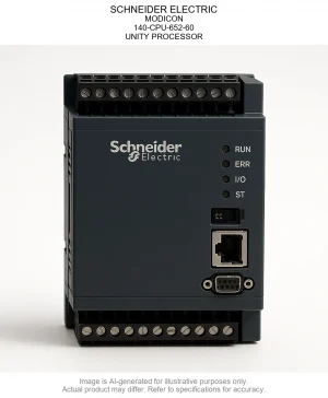 SCHNEIDER ELECTRIC; MODICON; 140-CPU-652-60; UNITY PROCESSOR