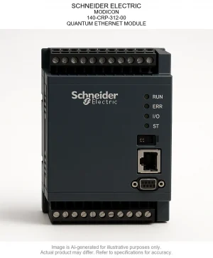 SCHNEIDER ELECTRIC; MODICON; 140-CRP-312-00; QUANTUM ETHERNET MODULE