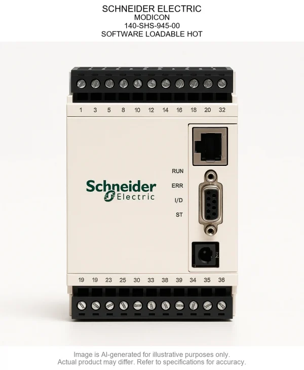 SCHNEIDER ELECTRIC; MODICON; 140-SHS-945-00; SOFTWARE LOADABLE HOT