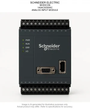 SCHNEIDER ELECTRIC; MODICON; 140ACI03000C; ANALOG INPUT MODULE