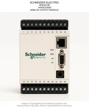 SCHNEIDER ELECTRIC; MODICON; 140AIO33000; ANALOG OUTPUT MODULE