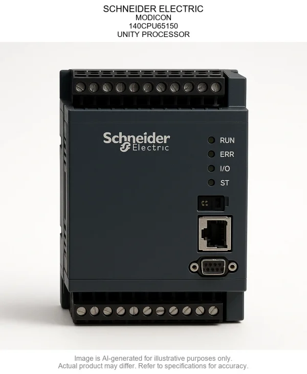 SCHNEIDER ELECTRIC; MODICON; 140CPU65150; UNITY PROCESSOR