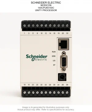 SCHNEIDER ELECTRIC; MODICON; 140CPU65150C; UNITY PROCESSOR