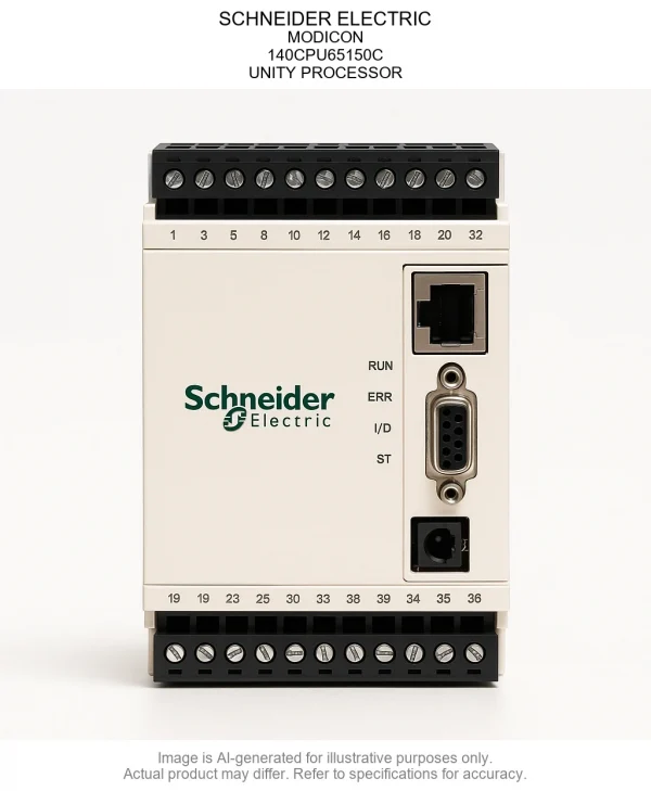SCHNEIDER ELECTRIC; MODICON; 140CPU65150C; UNITY PROCESSOR