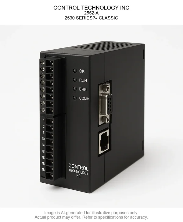 CONTROL TECHNOLOGY INC; 2552-A; 2530 SERIES?« CLASSIC