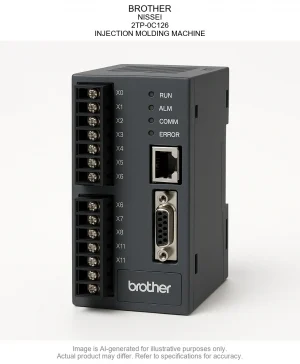 BROTHER; NISSEI; 2TP-0C126; INJECTION MOLDING MACHINE