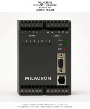 MILACRON; CINCINNATI MILACRON; 3-424-2036A; I/O RACK 10SLOT