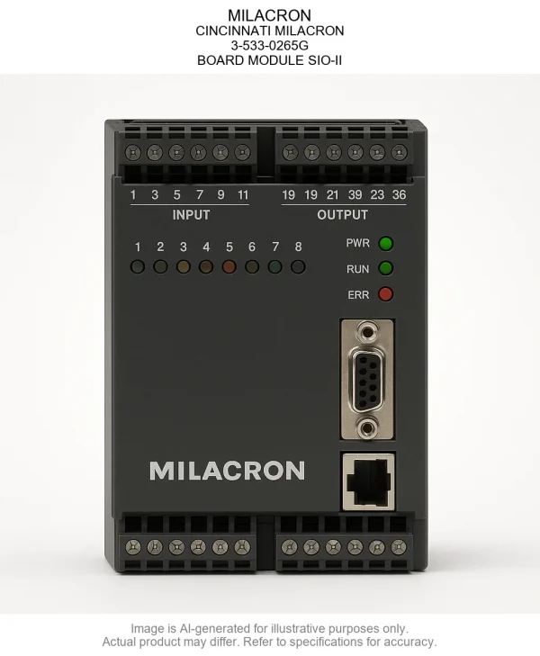 MILACRON; CINCINNATI MILACRON; 3-533-0265G; BOARD MODULE SIO-II