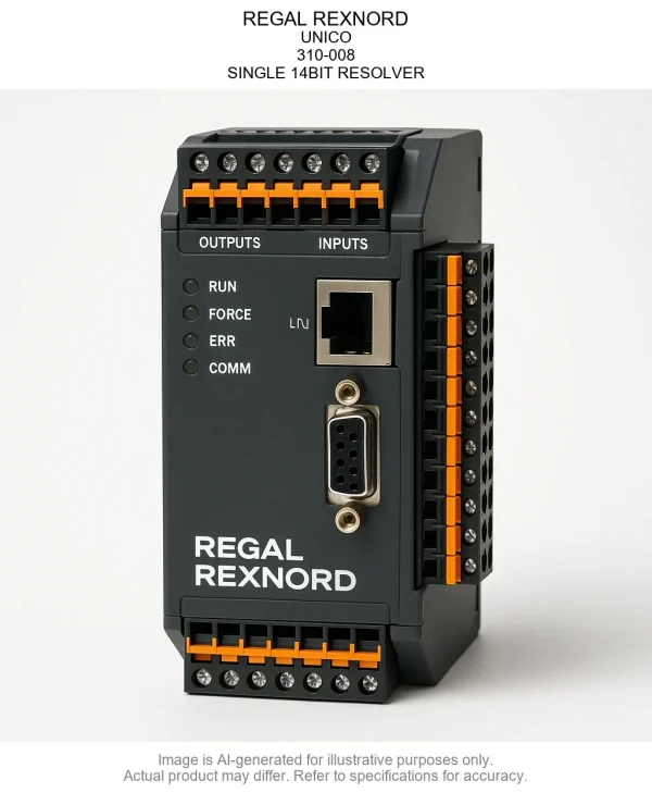 REGAL REXNORD; UNICO; 310-008; SINGLE 14BIT RESOLVER