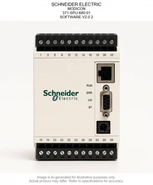 SCHNEIDER ELECTRIC; MODICON; 371-SPU-680-01; SOFTWARE V2.0 2