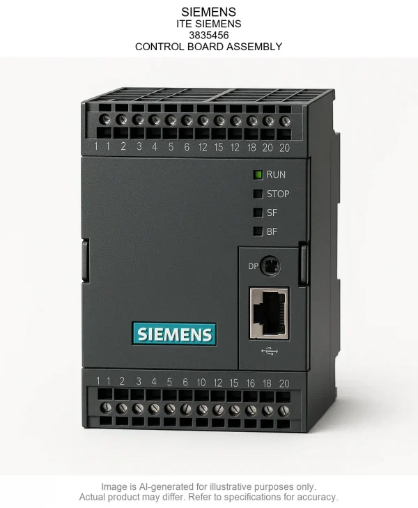 SIEMENS; ITE SIEMENS; 3835456; CONTROL BOARD ASSEMBLY
