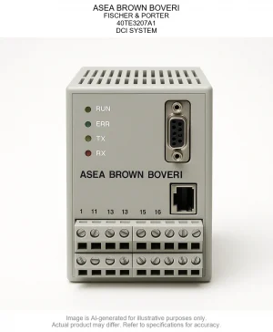 ASEA BROWN BOVERI; FISCHER & PORTER; 40TE3207A1; DCI SYSTEM