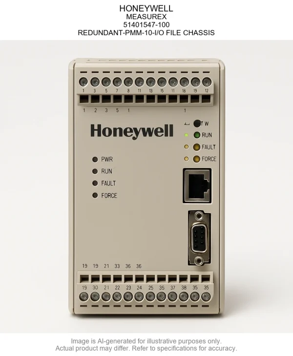 HONEYWELL; MEASUREX; 51401547-100; REDUNDANT-PMM-10-I/O FILE CHASSIS