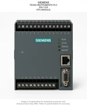 SIEMENS; TEXAS INSTRUMENTS PLC; 555-1103; CPU MODULE