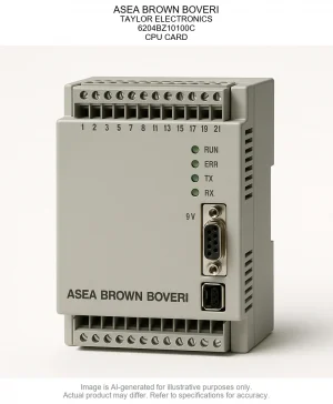 ASEA BROWN BOVERI; TAYLOR ELECTRONICS; 6204BZ10100C; CPU CARD