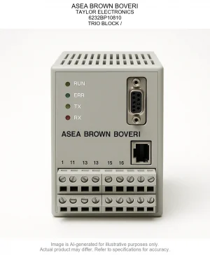 ASEA BROWN BOVERI; TAYLOR ELECTRONICS; 6232BP10810; TRIO BLOCK /