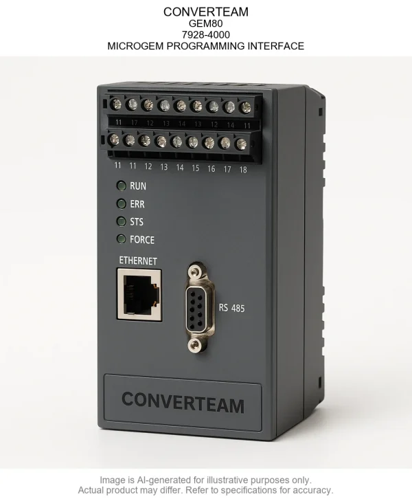 CONVERTEAM; GEM80; 7928-4000; MICROGEM PROGRAMMING INTERFACE