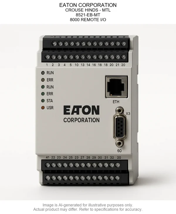 8521-EB-MT.webp EATON CORPORATION; CROUSE HINDS - MTL; 8521-EB-MT; 8000 REMOTE I/O