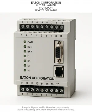 EATON CORPORATION; CUTLER HAMMER; 87C1120G11; REMOTE OPERATOR