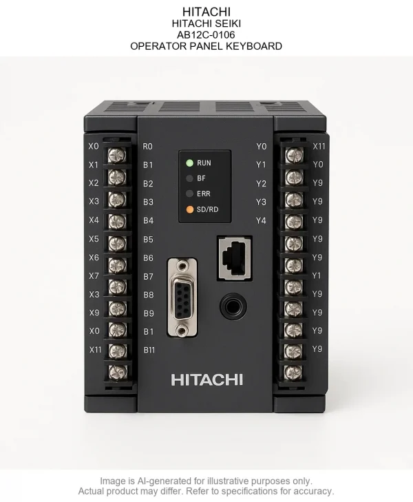 HITACHI; HITACHI SEIKI; AB12C-0106; OPERATOR PANEL KEYBOARD