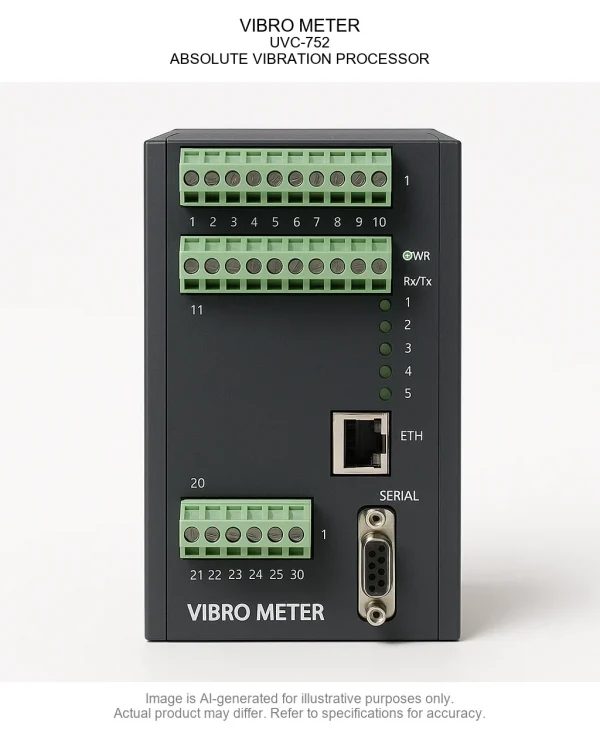 VIBRO METER; UVC-752; ABSOLUTE VIBRATION PROCESSOR