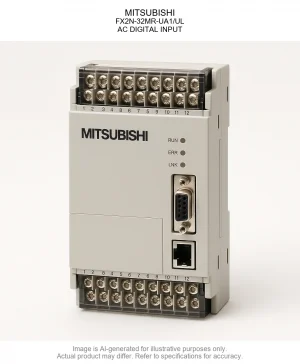 MITSUBISHI; FX2N-32MR-UA1/UL; AC DIGITAL INPUT