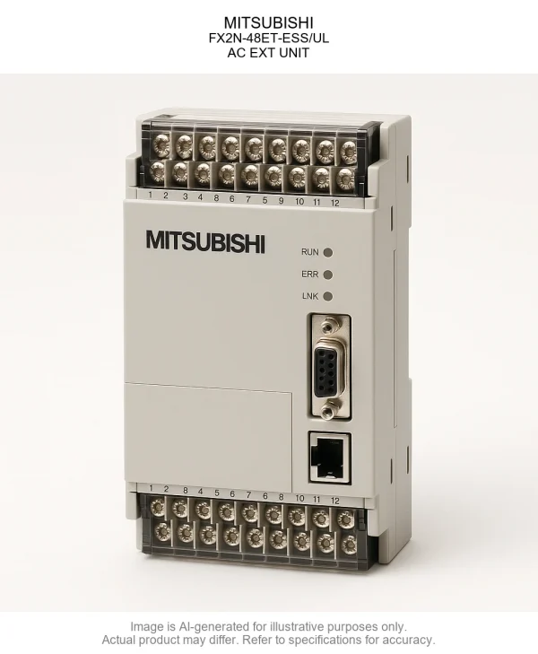MITSUBISHI; FX2N-48ET-ESS/UL; AC EXT UNIT