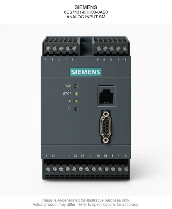 SIEMENS; 6ES7431-0HH00-0AB0; ANALOG INPUT SM